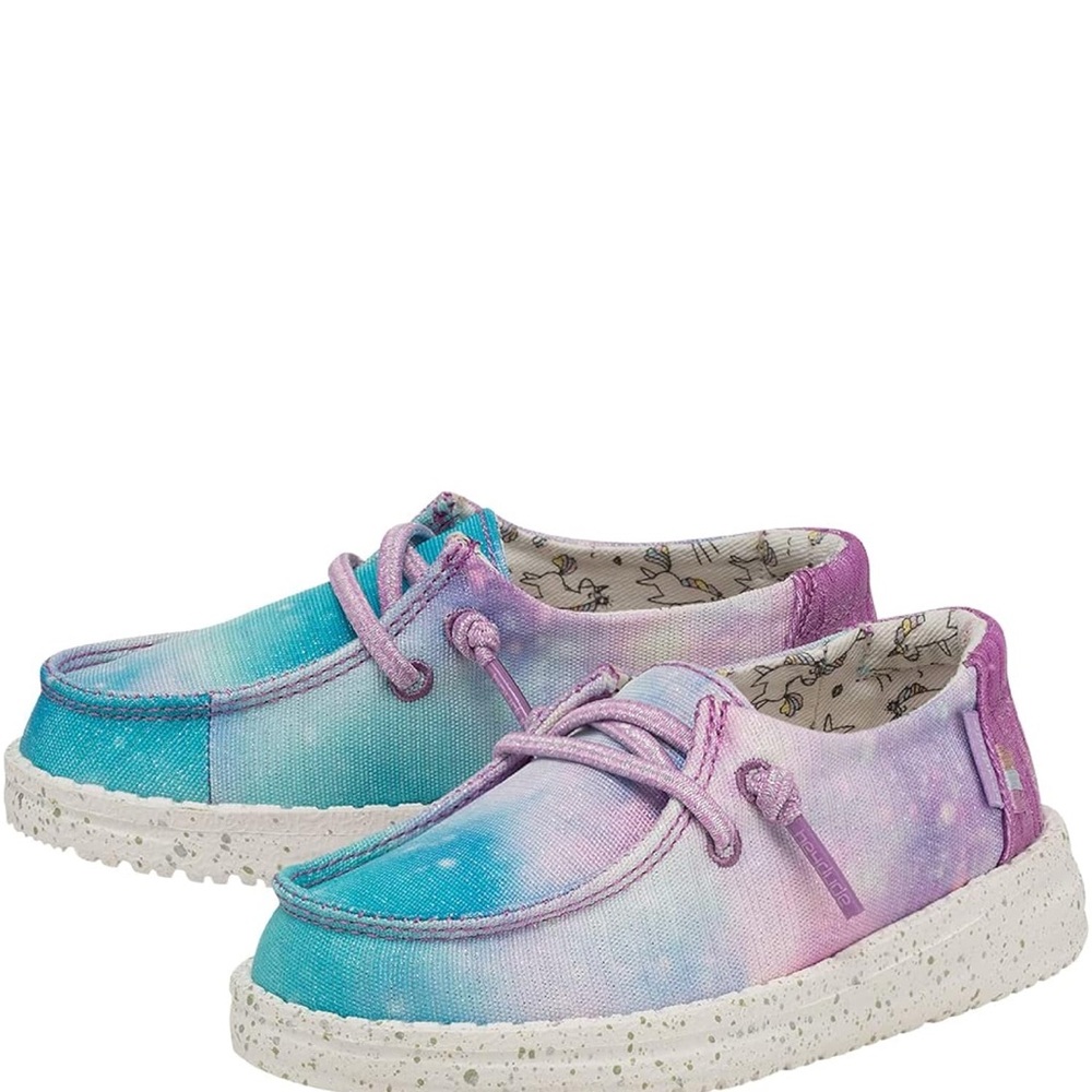 Hey Dude Wendy Sparkle (unicorn) Toddler Size 10